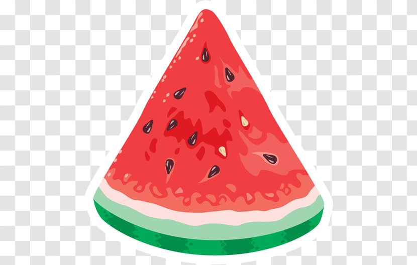 Watermelon Fruit Sticker Transparent PNG