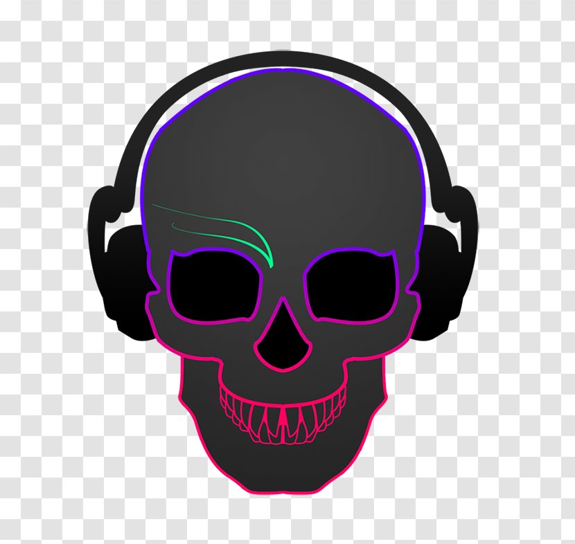 Headphones Skull Pink M Clip Art Transparent PNG