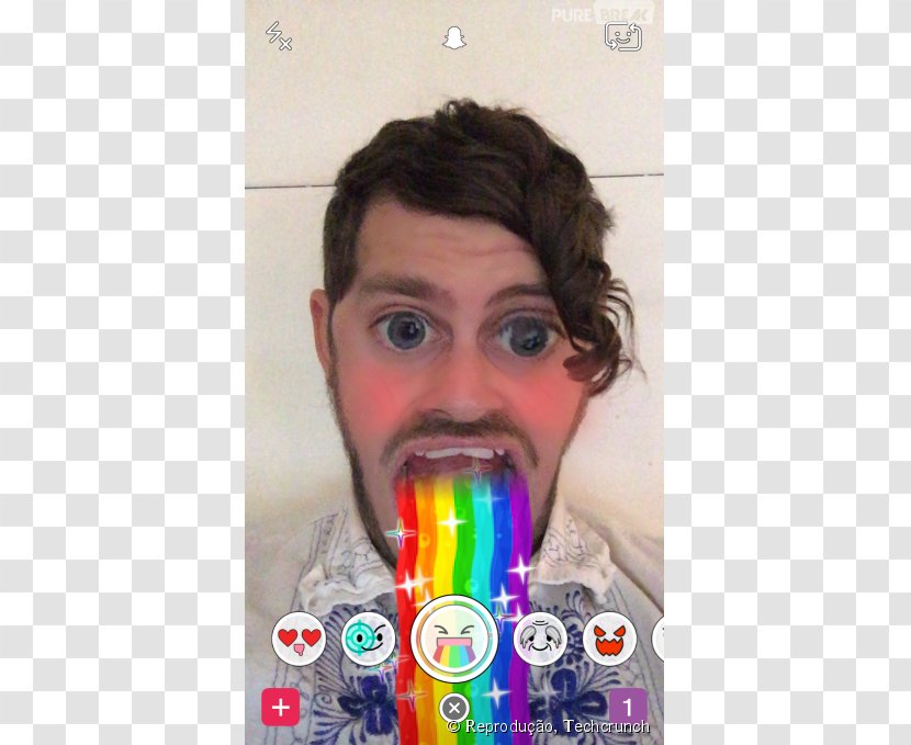Snapchat Face Swap YouTube Facial Recognition System - User Profile Transparent PNG