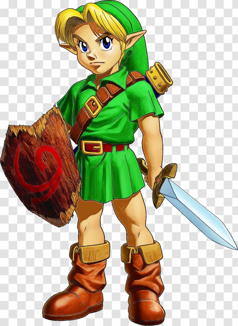 The Legend Of Zelda: Ocarina Time Majora's Mask Link Princess Zelda Video Games - Majoras - Action Figure Cartoon Transparent PNG