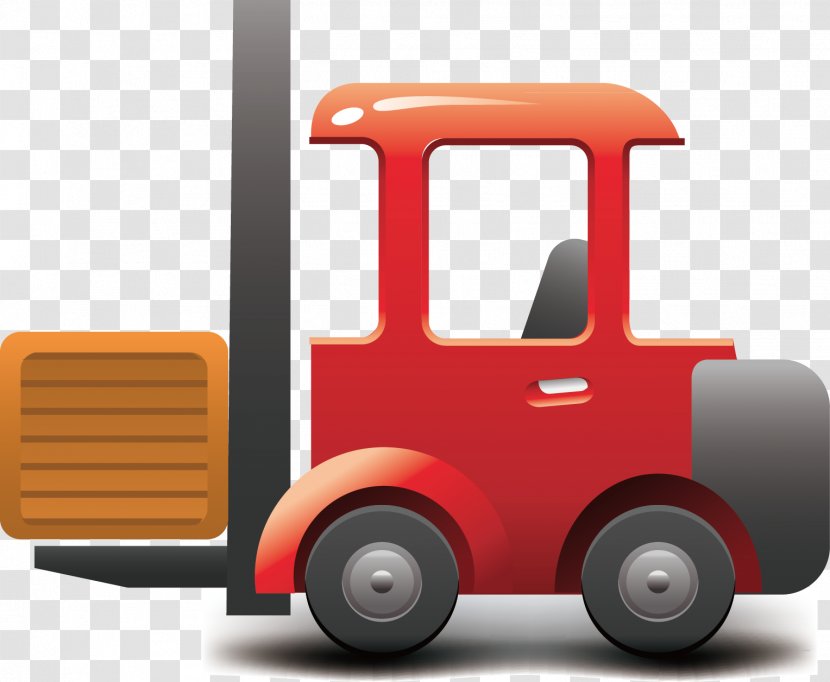Car Automotive Design Transport - Cartoon - Vector Decorative Hand-painted Tractor Transparent PNG