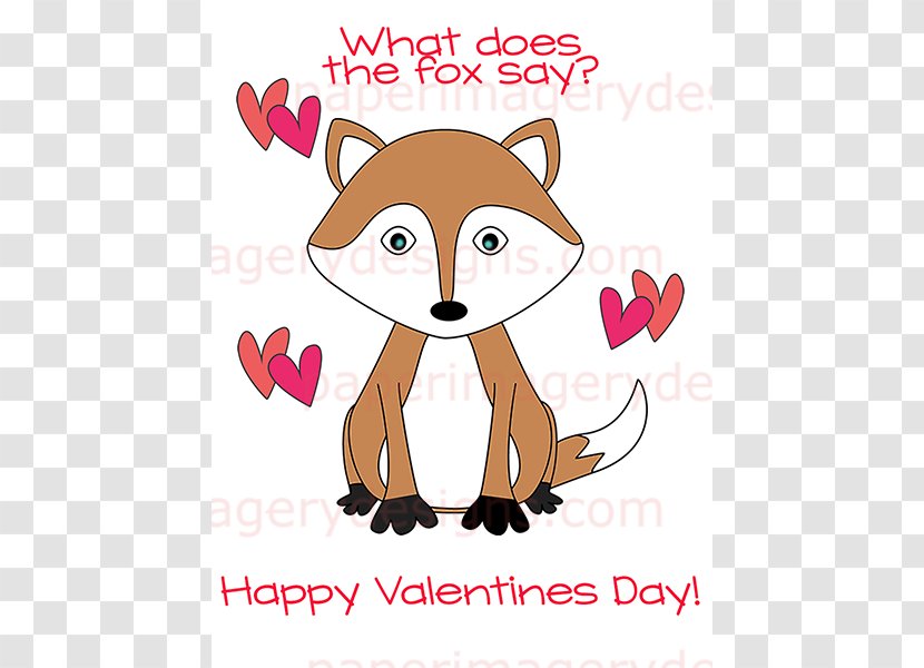 Red Fox Valentine's Day The Clip Art - Mammal Transparent PNG