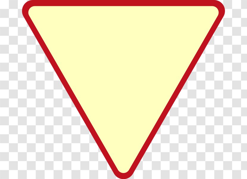 A11 Autoroute Yield Sign Traffic Road Signs In France - Rectangle Transparent PNG