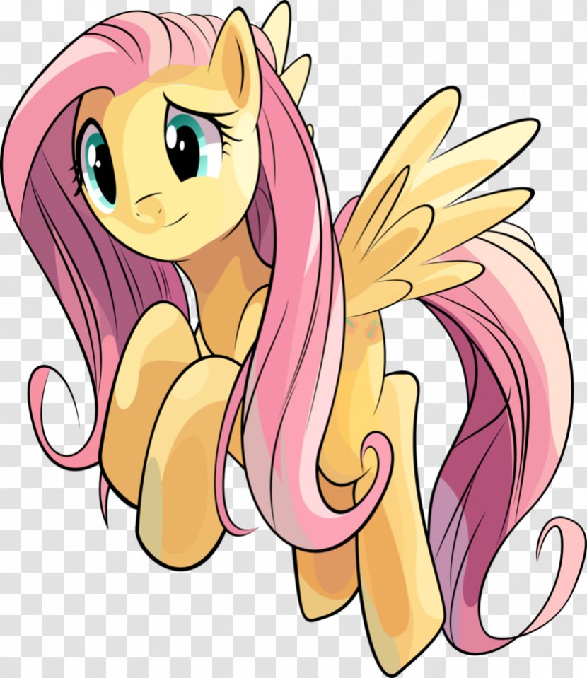 Pony Mane Fluttershy Canidae - Cartoon - Watercolor Transparent PNG