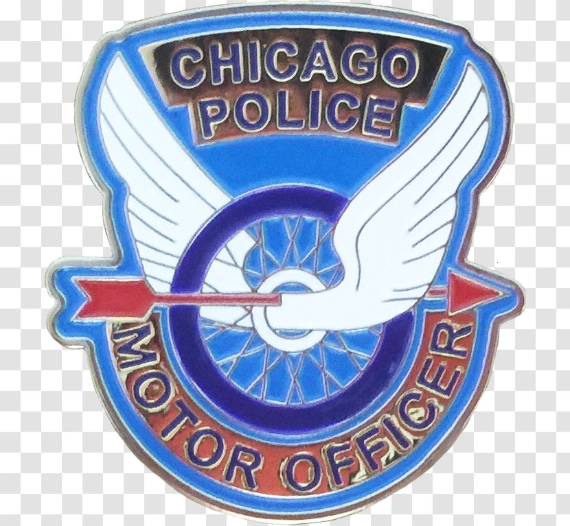 Badge Emblem Cobalt Blue Organization Logo - Brand - Police Motorcycle Transparent PNG