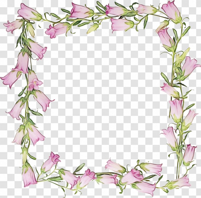 Bouquet Of Flowers Drawing - Petal Picture Frame Transparent PNG