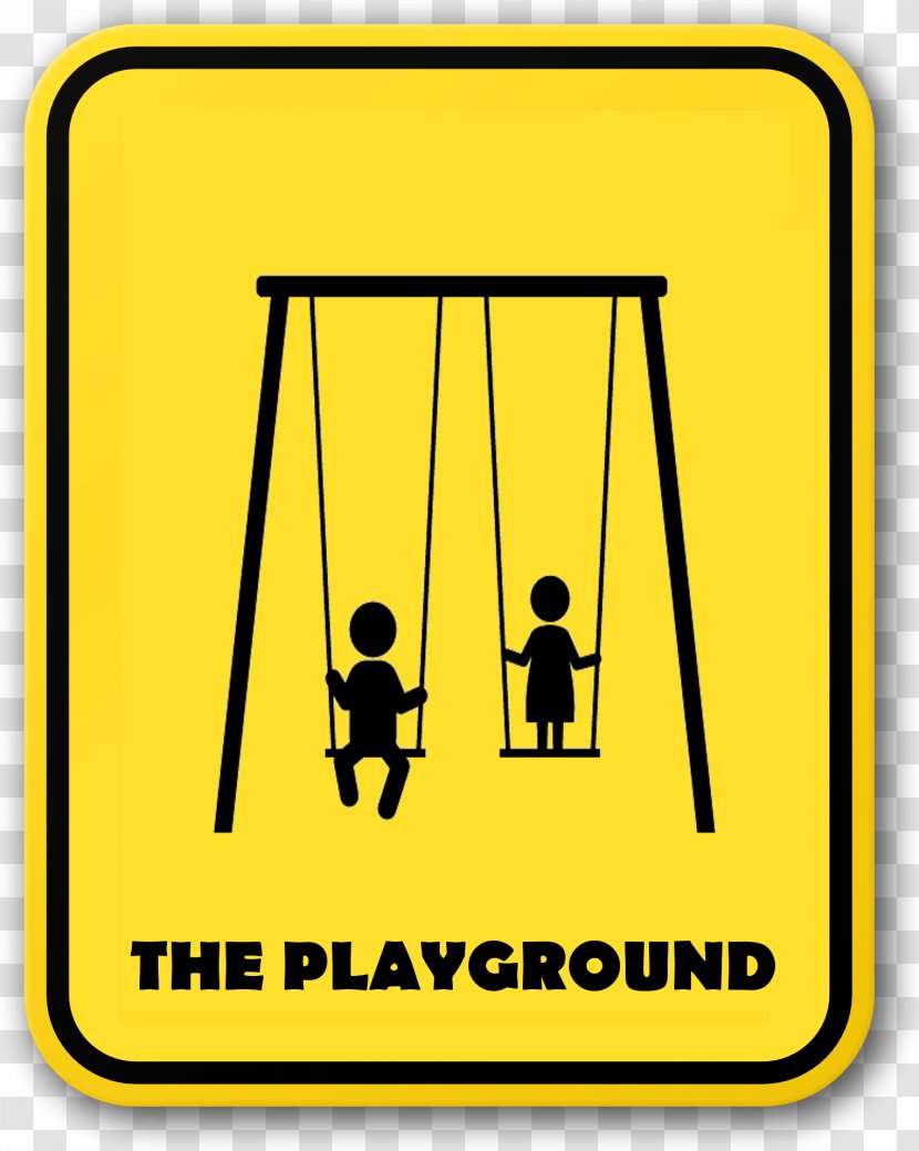 Traffic Sign Playground Pictogram Swing Transparent PNG