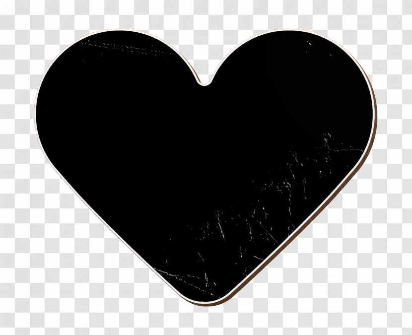 Basicons Icon Like Icon Black Heart Icon Transparent PNG