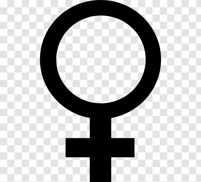 Gender Symbol Female Sign - Cross Transparent PNG