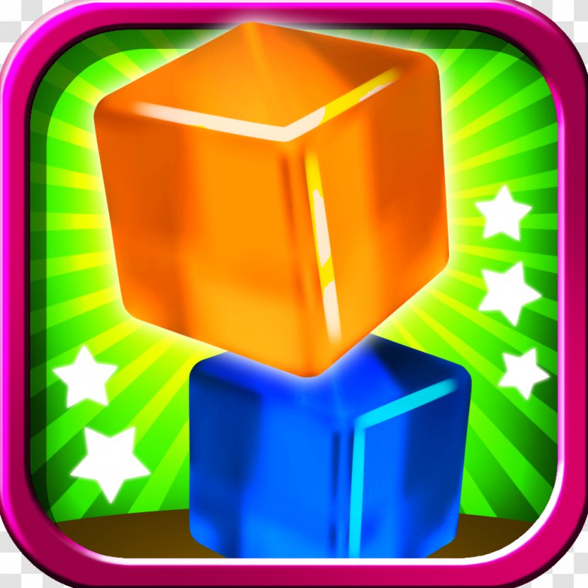 How High Can You Stack? Cubes In The Air Game Frozen - Yellow - Cube Transparent PNG