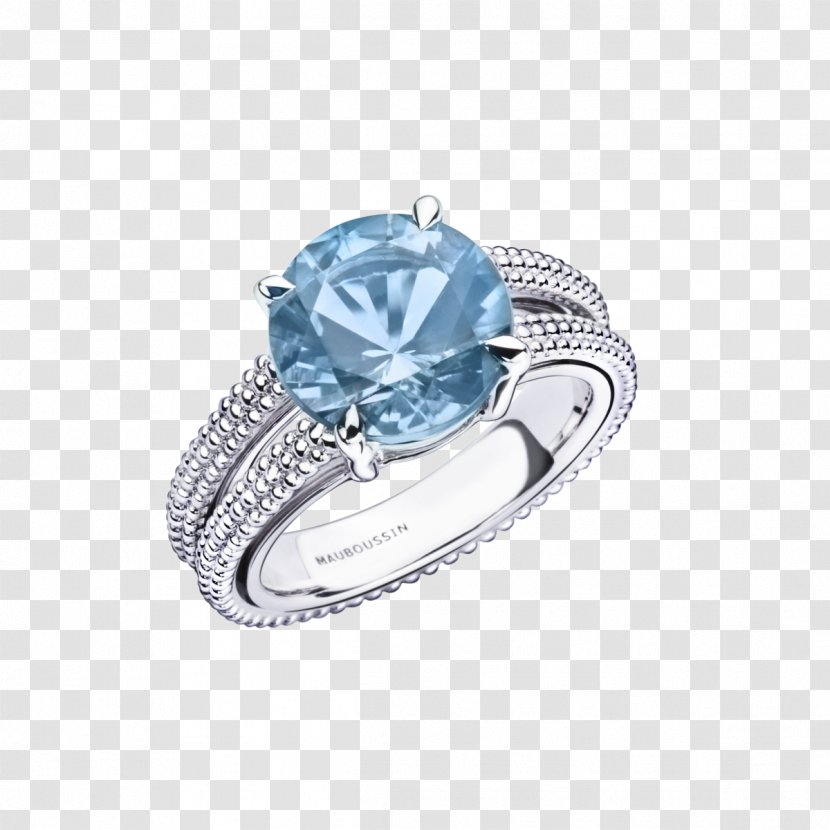 Engagement Ring Diamond Rose De France Topaz - Metal Transparent PNG