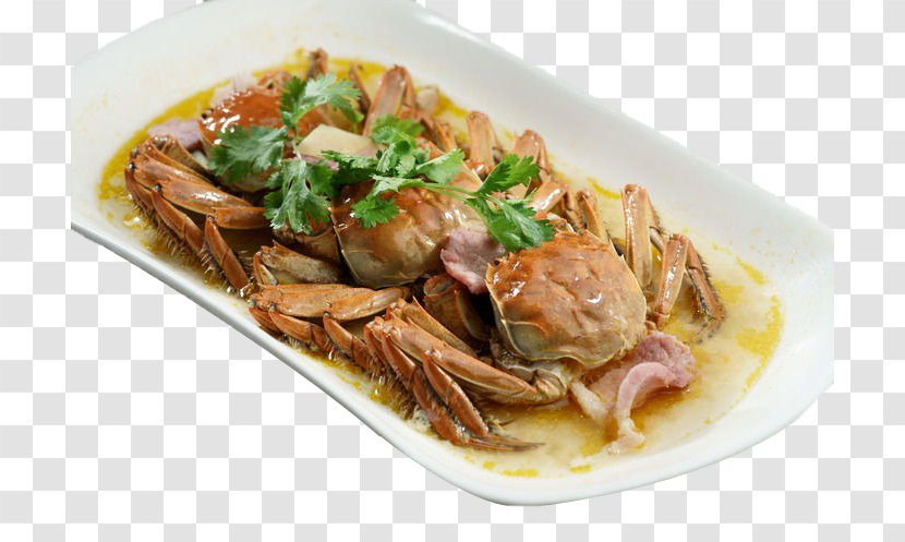 Thai Cuisine Lions Head Steaming Dish Salt-cured Meat - Animal Source Foods - Bacon Steamed Crab Transparent PNG