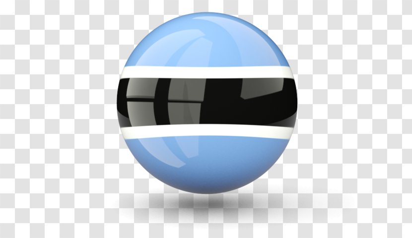 Flag Of Botswana Desktop Wallpaper - Blue Transparent PNG