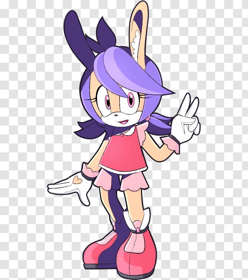 Sonic Riders The Hedgehog Amy Rose & Sega All-Stars Racing - Tree - Cute Bunny Transparent PNG