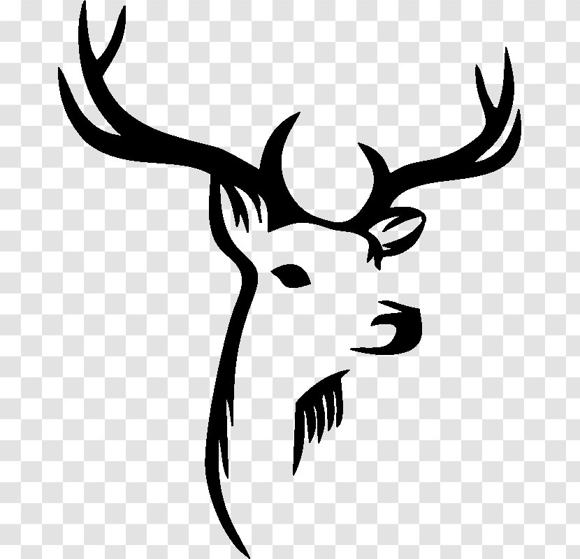 Red Deer Antler Reindeer Glass - Fictional Character Transparent PNG