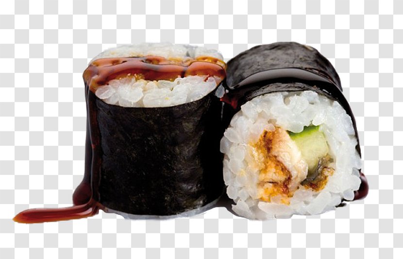 Sushi Japanese Cuisine California Roll Gimbap Makizushi - Bokoto Zaragoza Transparent PNG