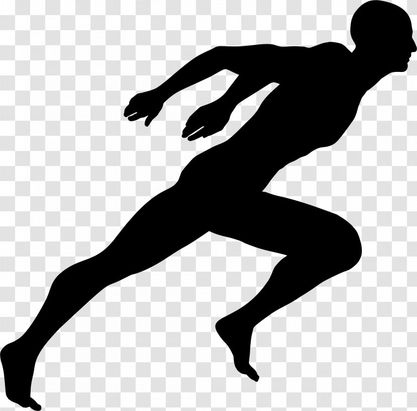 Sprint Running Sport - Tree - Man Silhouette Transparent PNG