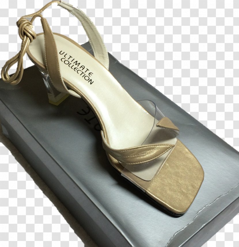 Shoe Sandal Metal - Beige Transparent PNG