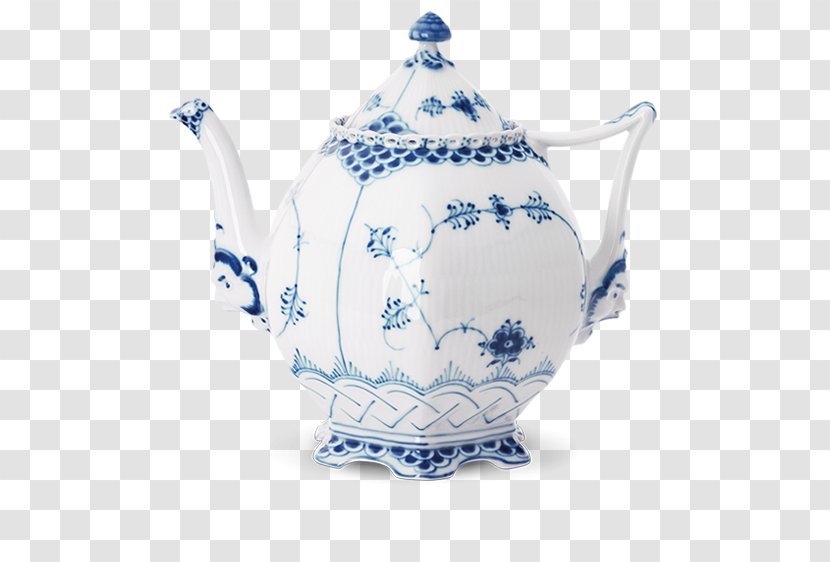 Flora Danica Royal Copenhagen Teapot Tableware Porcelain - Plate - Chinese Lace Transparent PNG