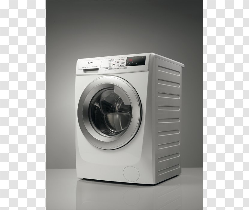 Washing Machines Clothes Dryer AEG Expert Laundry - Aeg L68480fl - Drum Machine Transparent PNG