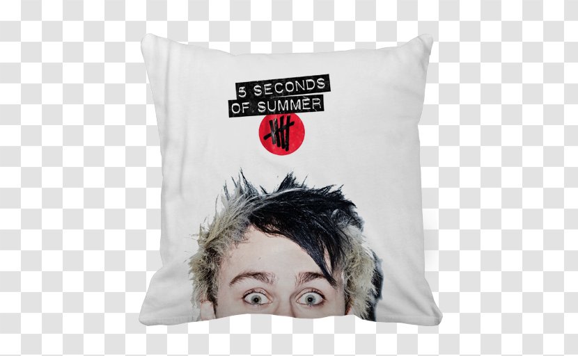 5 Seconds Of Summer T-shirt She Looks So Perfect Somewhere New Beside You - Throw Pillow Transparent PNG