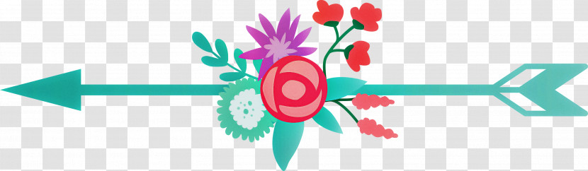 Wedding Arrow Flower Arrow Flowers Transparent PNG