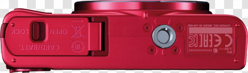Camera Lens Point-and-shoot Canon 1080p - Red Transparent PNG