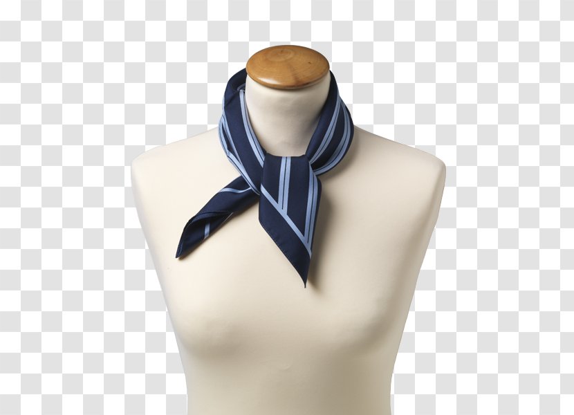 Cobalt Blue Neck Scarf - Cravat Transparent PNG