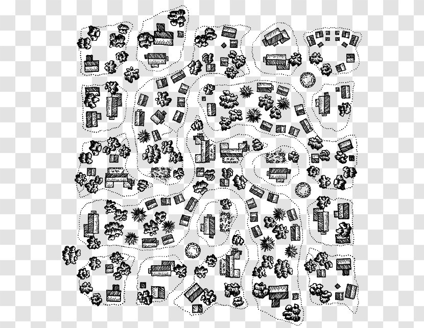 City Map Photography Monochrome - Dungeons And Dragons Transparent PNG