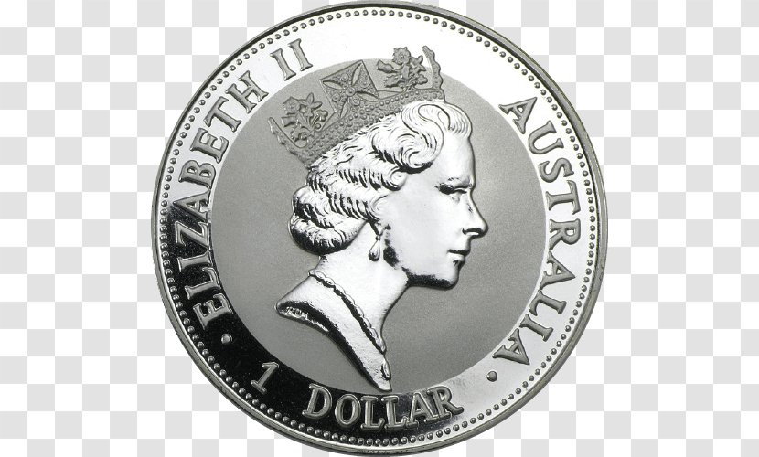 Silver Coin Perth Mint Australian Kookaburra - Dollar Transparent PNG