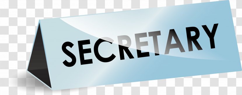 Nameplate Metal Illustration - Label - Secretary Seat Card Transparent PNG