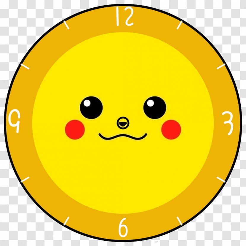 Pokxe9mon GO Pikachu - Smiley - Cartoon Alarm Clock Transparent PNG