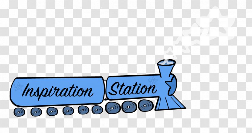 Logo Brand Font - Blue - Train Station Transparent PNG