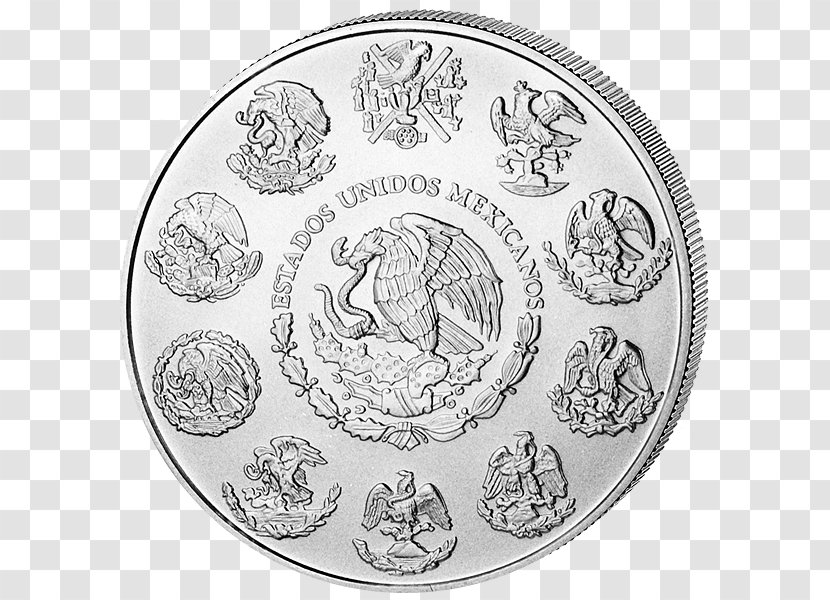 Silver Coin Mexico Libertad Transparent PNG