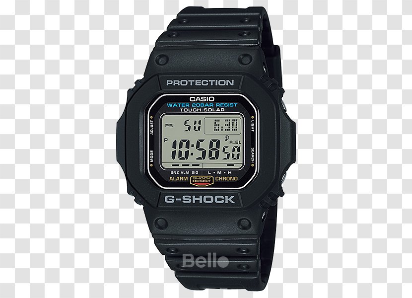 G-Shock Casio Shock-resistant Watch Illuminator - Shopping - Tie Hanging Transparent PNG