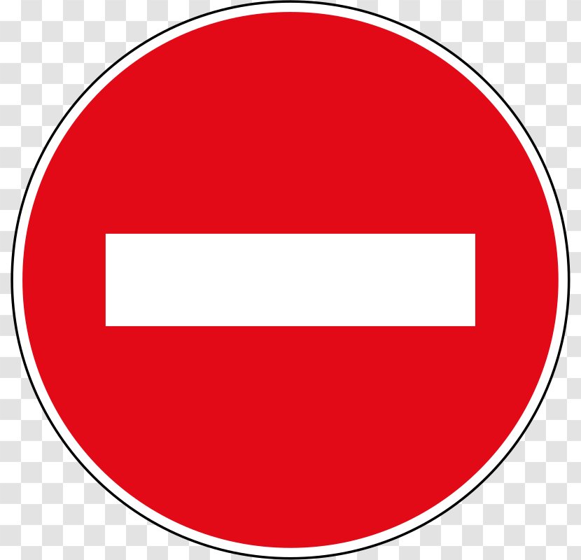 Panneau De Signalisation Sens Interdit En France D'une Interdiction Spécifique Traffic Sign Routière - Area - No Entry Transparent PNG