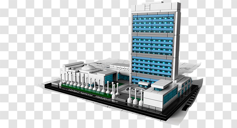 United Nations Headquarters Lego Architecture Building - 21034 London Transparent PNG