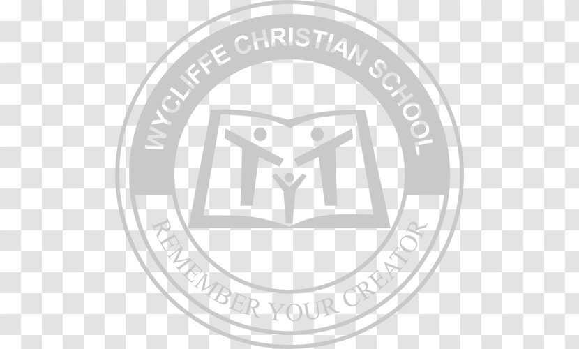 Wycliffe Christian School Rickard Road Logo Organization Emblem - White - Grey Transparent PNG