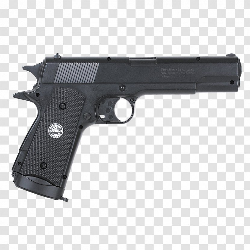 Firearm Semi-automatic Pistol 9×19mm Parabellum Weapon - Trigger Transparent PNG