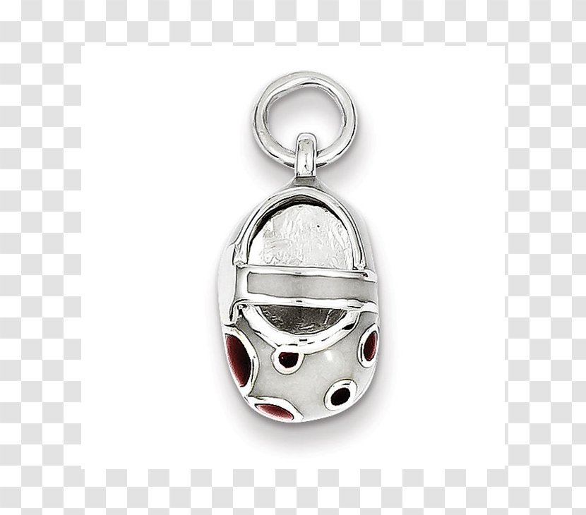 Locket Silver Vitreous Enamel Charm Bracelet Charms & Pendants - Shoe Transparent PNG