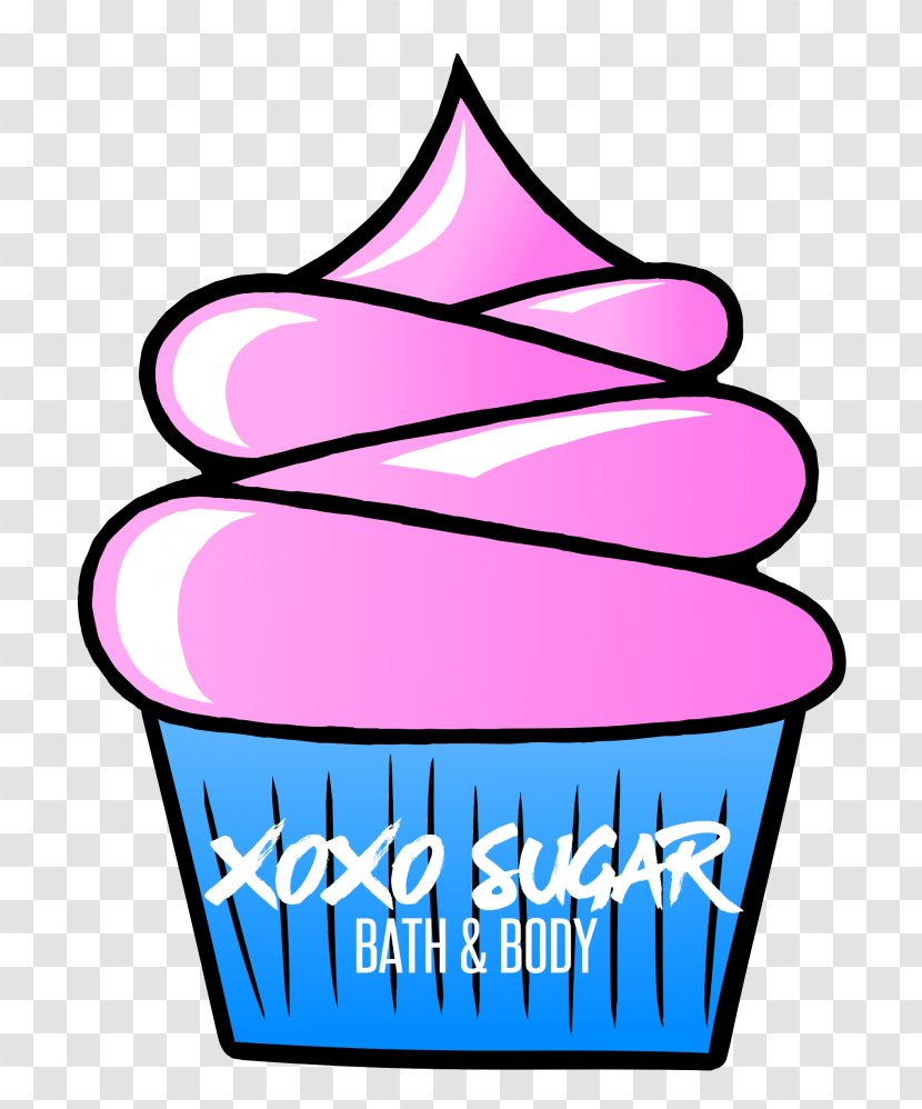 Clip Art Food Product Line Pink M - Magenta - Dog Cupcake Logo Transparent PNG