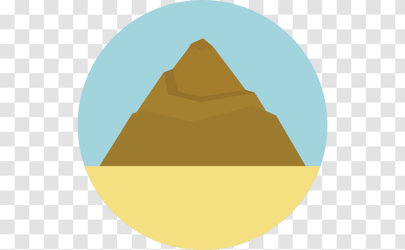 Triangle Yellow Animal - Landscape Transparent PNG