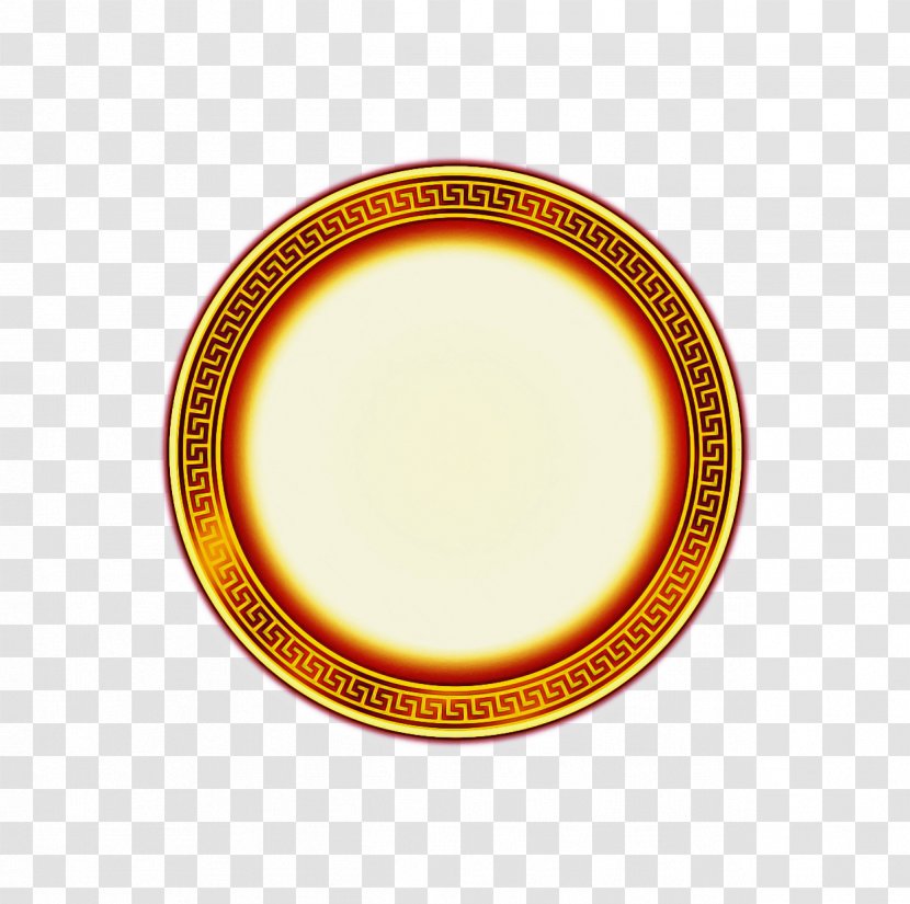 Yellow Circle - Dishware - Porcelain Serveware Transparent PNG
