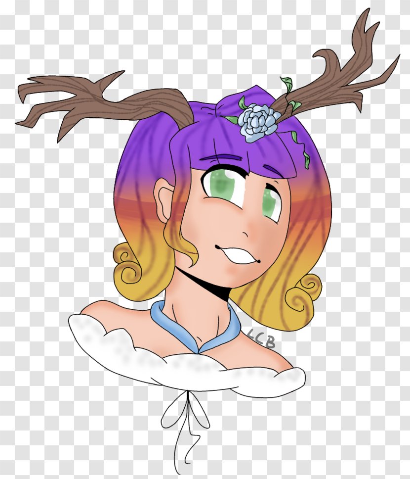 Reindeer Antler Fairy Clip Art - Silhouette - Cinnamon Bun Transparent PNG