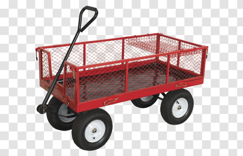 Wagon Cart Wheelbarrow Tire - Deck - Shopping Transparent PNG