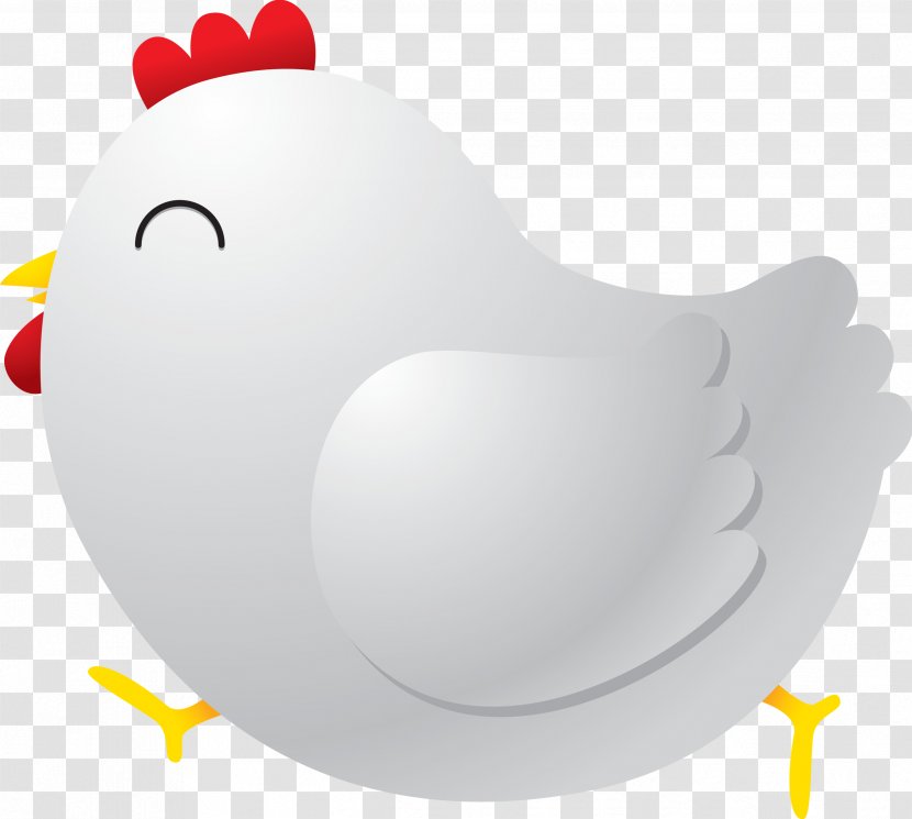Chicken Cartoon - Lovely Hen Transparent PNG