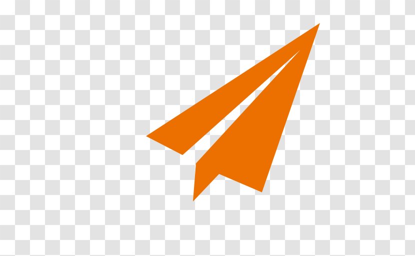 Logo Line Angle Brand - Orange Transparent PNG
