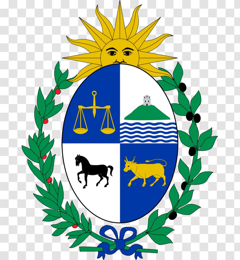 Coat Of Arms Uruguay Flag - Flower Transparent PNG