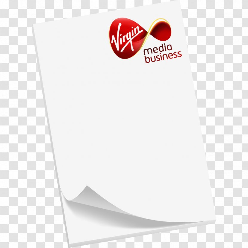 Paper Brand Virgin Media - White Sticky Note Transparent PNG