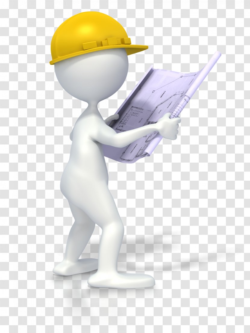 Architectural Engineering Stick Figure Building Construction Worker Clip Art - Engineer Transparent PNG
